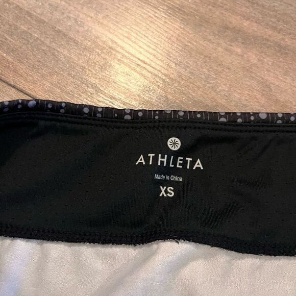Athleta Black Athletic Workout Skirt Women XS Bin P-1‎ - Picture 3 of 4